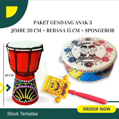 rebana 22 anak rebana mainan kotek kecimpring kopang hadroh anak