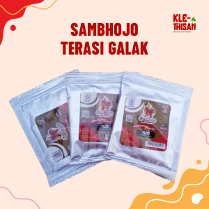 Sambel Sachet Sambal Saset Sachet Paket isi 3 Sambhojo Sambal Baby Cumi Bawang Terasi Ijo ParuTeri
