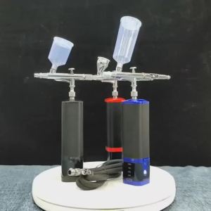 2026 Rechargeable Airbrush Barber Toy Model Helmet TshirtPaint Art Craft Textile Mural Cosmetic Makeup Nail Beauty Cake Compressor