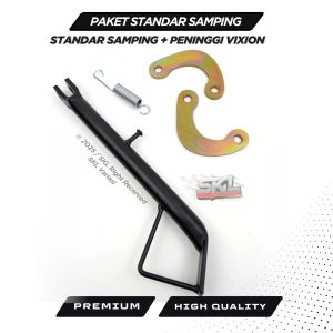 Paket Standar Samping Panjang 28 cm + Conrod Peninggi Shock Vixion