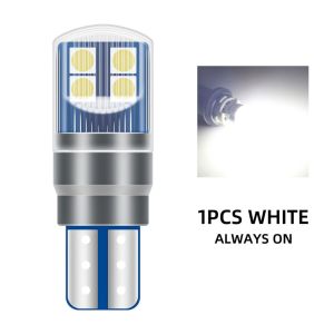 1pcs T10 Led Park Light W5W Blink/stable Light Motorcycle Led Turn Signal Light Car License Plate Tail Map Trunk Peanut Lamp