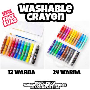 WASHABLE COLOR PEN marker spidol warna anak bisa dicuci hapus nontoxic