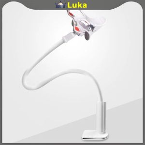 Universal Cell Phone Holder Flexible Long Arm lazy Phone Stands Clamp Bed Tablet Car Mount Bracket