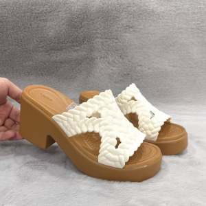 Crocs literide womens high heel slippers  comfortable to wear OEM