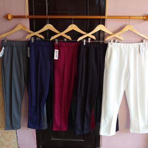 COD Real Pict💯 DOTY PANTS LIST WANITA ~ Scuba Premium TEBAL MELAR & SOFT NYAMAN / All Big SIze XXL-3XL fit BB 60-80kg / Pra Kerja Warna Cantik celana panjang wanita/bawahan kasual muslimah/XXXL