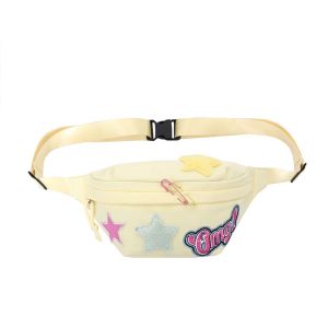 Cute Canvas Bag Women New Trendy Crossbody Bag Summer Sports Chest Bag Niche Versatile Waist Bag