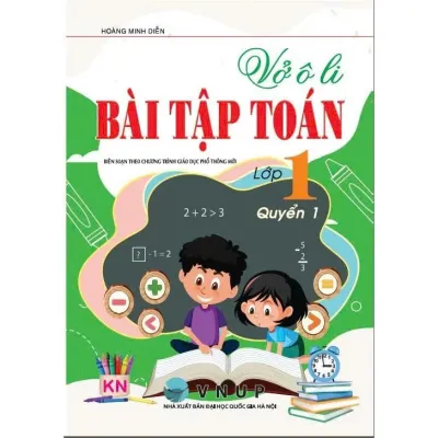 Sách - Vở ô li bài tập toán lớp 1 quyển 1 - HA