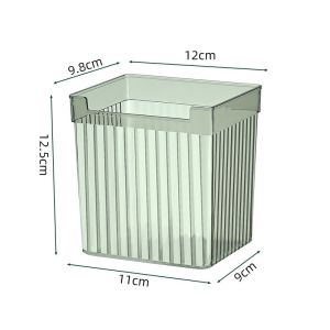 Transparent Multipurpose PlasticFridge Organizer Bin Refrigerator Side Door Storage Shelf Basket