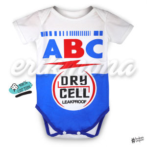 Baju Jumper Bayi Karakter Lucu & Baterai ABC: Nyaman & Aman