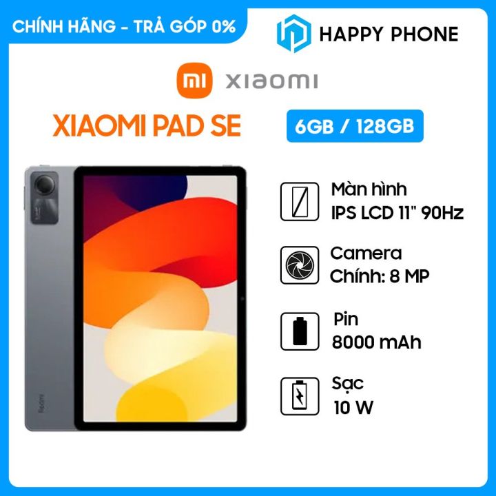 Xiaomi Redmi Pad SE (4GB/128GB) - Chính hãng, giá rẻ, có trả góp