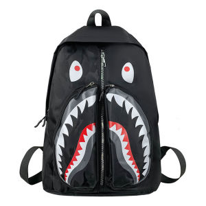 Mens Womens Fashion Casual Backpack New Boys Girls Schoolbag Bape Joker Graffiti Student Shoulder Bag