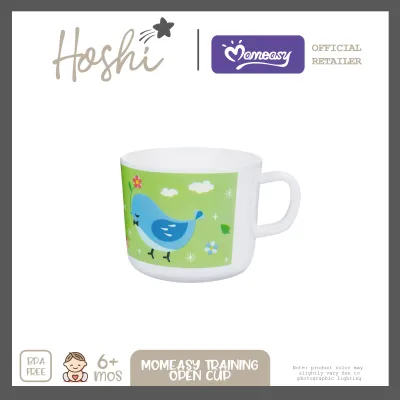 Hoshi Baby x Momeasy Training Open Cup with Handle Drinking Cup for Toddler BPA Free 180ml 12Mos+