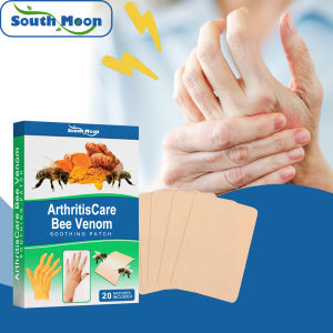 Nam mặt trăng arthritiscare nọc ong nhẹ nhàng vá làm giảm sưng và khó chịu trong khớp cải thiện tính linh hoạt và doanh di động giảm xoắn và lệch giảm căng cơ đau nhức đau khớp sức khỏe Sản phẩm chăm sóc 20pcs