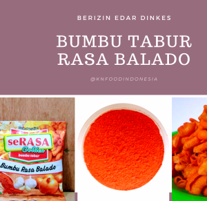 Bumbu Tabur BALADO PEDAS 100gr Seasoning Powder 100 gram