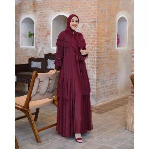 Gamis Viral l Gamis Vandha l Dress Kondangan l Elegan l Murah l Gamis Syari
