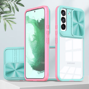 KISSCASE Push Window High Transparent Clear Case For Samsung S23 Ultra S23+ S23 S22 S22+ Plus 5G Super Magic Armor Lens Camera Sllip Cover Full Protective Back Cover