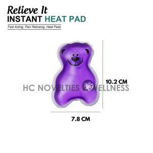Magic Heat Pad - Relieve It™ Purple Bear - Hot Compress for Instant Relief