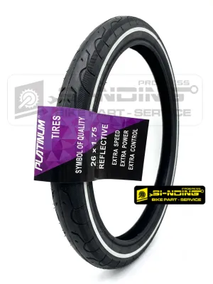 Ban Luar Kenda 20 X 1.35 1.50 1.75 Kwest K.154 Hitam Putih Reflektor Sepeda BMX Lipat Minion