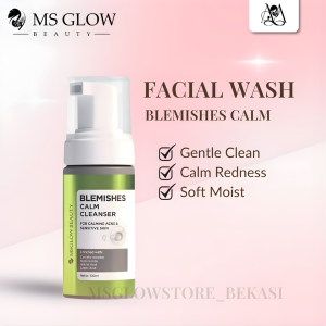 MS Glow Facial Wash Series – Super Clean Blemish Calm & WhiteCellDNA | Brightening & Gentle Cleanse