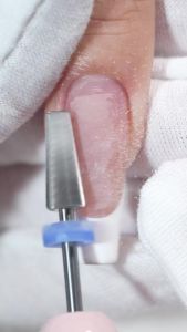 Máy khoan móng không dây sạc lại GAOY cho người mới bắt đầu máy dũa móng điện với 12 mũi khoan và bộ băng nhám cho acrylic và gel màu hồng