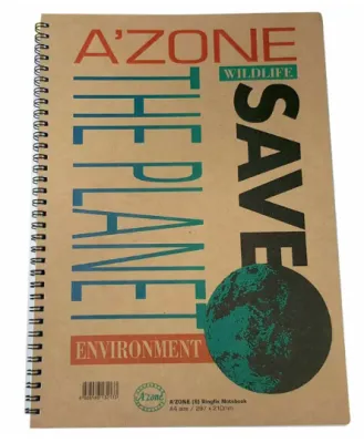 A4/A5/A6 Azone Save The Planet Ring Notebook