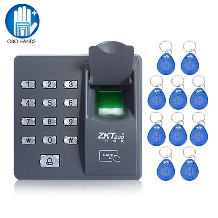 QSX STORE Biometric Fingerprint Access Control Keypad Finger Scanner ...