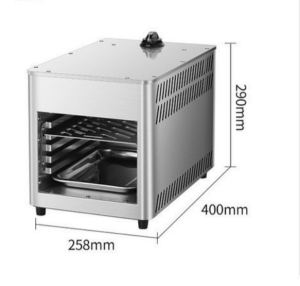 เตาย่างแก๊สแบบมืออาชีพ 800℃ เตาย่างสเต็ก รุ่นZB-NPJ001Gใช้แก็สเชิงพาณิชย์💥พร้อมส่ง