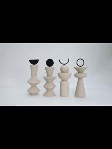 Modern simple rock resin statue crafts home living room TV cabinet porch desktop window decorations housewarming gift