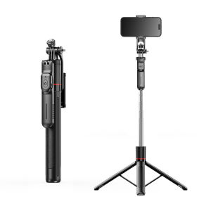 1.7m 360° selfie stick with anti-shake balance andretractable Bluetooth remote control for taking photos
