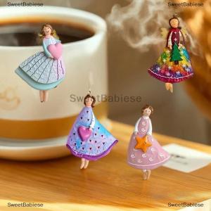 [COD] SweetBabiese 4 cái bộ Cổ Điển Thiên Thần Treo Trang Trí Nội Thất Handmade Giáng Sinh Đồ Trang Trí Lễ hội Trang Trí Nội Thất Cho Xmas Tree Home Văn Phòng 2026 Năm Mới Quà Tặng