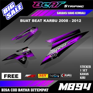 Striping Beat Karbu 2008-2012 Kode M894 Striping Semi Full Body