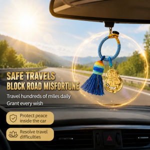 Lucky 7 Grains Rice Gourd Pendant Keychain Feng Shui Lucky Charm Chinese Style Car Hanging Ornament Phone Strap Necklace Bag Pendant Decoration