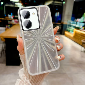 เคสสำหรับ Vivo Y27S Y27 Y36 2024 5G 4G เคสดอกไม้ไฟกรอบซิลิโคลนกันกระแทกเลเซอร์แวววาว Bling Bling นุ่มสำหรับ VivoY36 VivoY27เคสป้องกันด้านหลัง VivoY27S