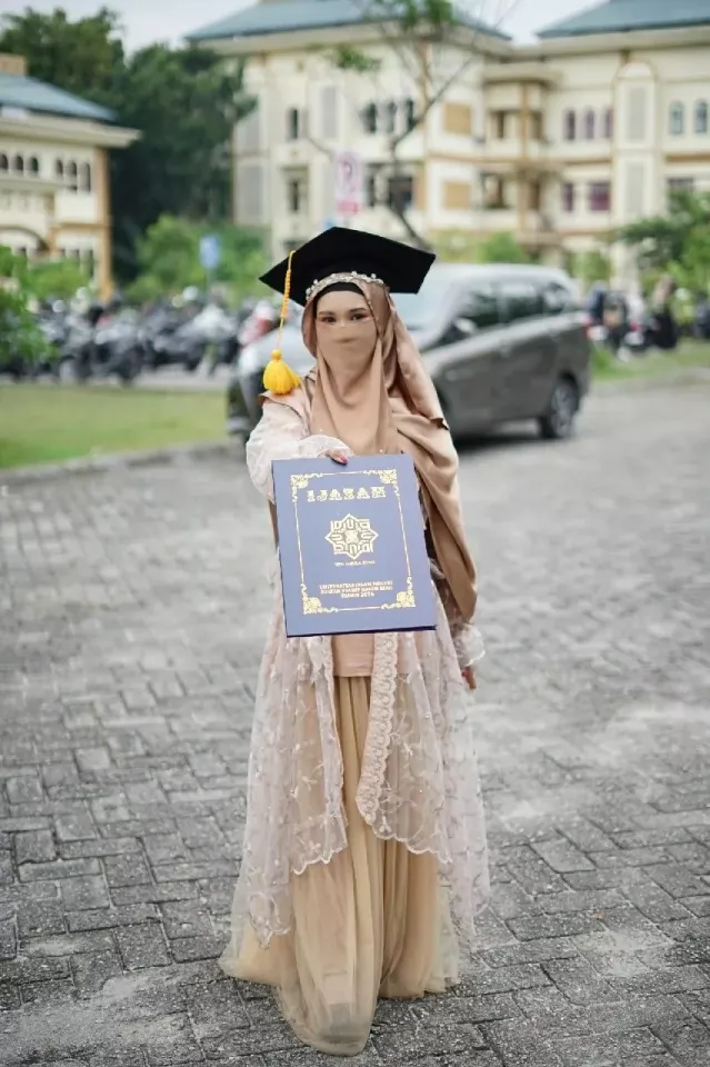 Raya Setelan Inner Outer Dan Rok Tutu Fashion Muslim Wanita Pesta