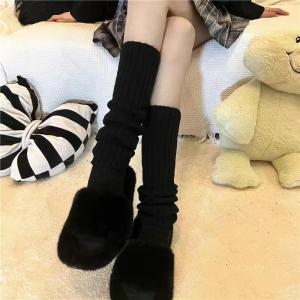Japanese Lolita Sweet Leg Warmers Winter Knee Cover Knitted Autumn Girl Wool Knee Cover Cotton Warm Stockings