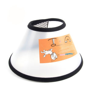 JACIRCLE Pet Elizabeth Cone E-Collar Cat Dog Cone Adjustable Safety Collar Circle Pet Head Cover Bite Anti