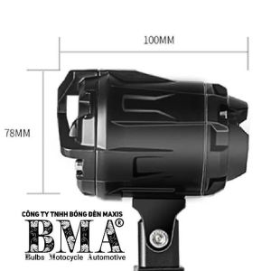 Đèn Trợ Sáng S20S40 Chuyên Tour - Lắp Cho Xe Máy Ô Tô Công Suất Mạnh 55W Phá Sương Mù Bảo Hành 1 Năm