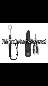 Combo kìm kẹp cá và kéo gỡ mồi đa năng – Tiện lợi bền bỉ cho mọi chuyến câu