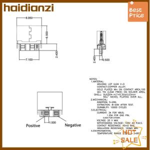 haidianzi 5pcs USB Loại-C 2P hàn dây nữ nối cáp cho điện thoại di động sạc