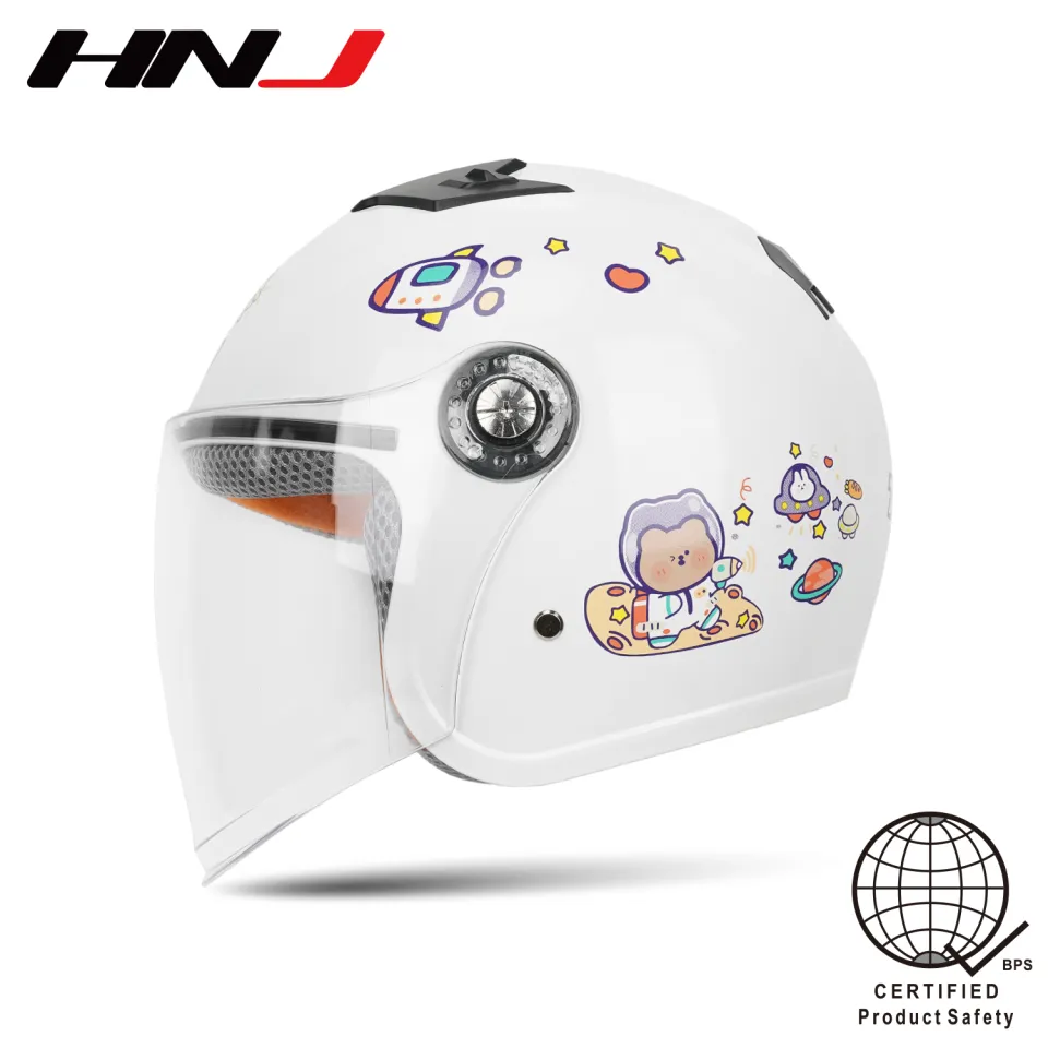 HNJ TITAN A4-001-K kids half face helmet for motorcycle helmet boys and  girls
