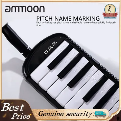 ammoon Irfora 32 Keys Melodica Lightweight and Accurate Sound Air Piano Keyboard for Kids with EVA Bag for Easy Carrying