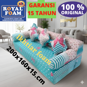 Sofa Bed Royal Foam Sofabed No 2 Tebal 15cm Royal Foam RK D23 Garansi 15Tahun anti kempes Sofa 3in1
