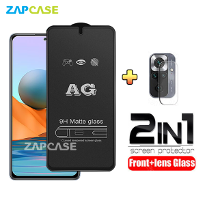 PAKET 2in1 Tempered Glass Anti Glare Xiaomi Redmi Note 10 Pro Free Tempered Glass Camera Lens