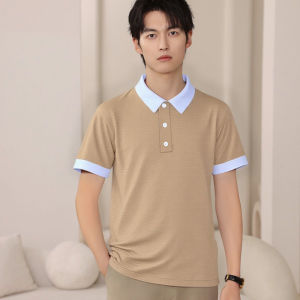 Áo polo nam phối cổ chất vải co giãn 4 chiều form trẻ đẹp - GSPL02