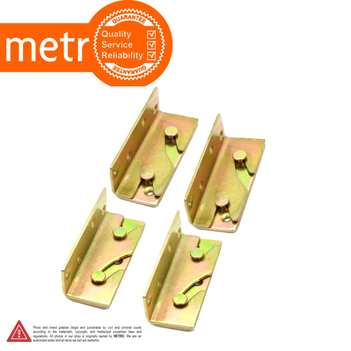 Bed frame bracket HEAVY DUTY slide type metal heavy duty corner