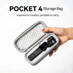 For DJI Osmo Pocket 4 Portable Carrying Case Handheld Gimbal Accessories Bag Outdoor Travel Handbag Mini Storage Bag