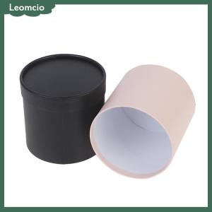[Leomcio] กล่องกระดาษลายดอกไม้ทรงกลม1ชิ้นกล่องใส่ของขวัญกล่องของขวัญงานปาร์ตี้