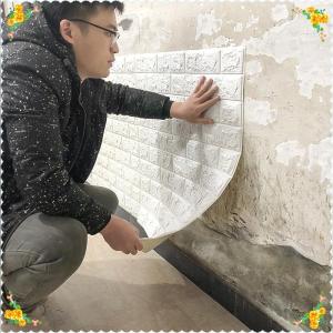 🔥【Special price】🔥🔥[ FLASH SALE ] 35x38.5cm 3D Retro Self-adhesive Foam Brick Wall Stickers Waterproof Anti-collision Bedroom Decoration Renovated Wall Sticker