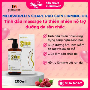 Tinh dầu massage từ thiên nhiên hỗ trợ dưỡng da săn chắc S Shape Pro Skin Firming Oil 200ml-MEDIWORLD-DITIMO