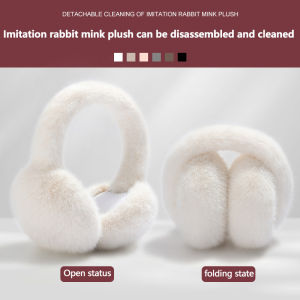 Christmas gift 【AYLMER】 Plush Earmuffs Warm Wind-resistant Antifreeze Ear Protection Earmuffs Comfortable Soft Plush Earmuffs Decorative Earmuffs